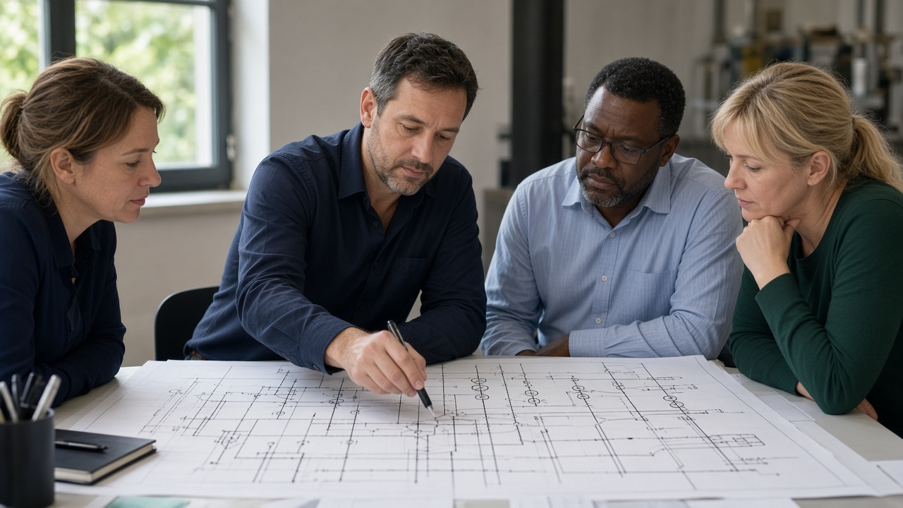 HAZOP review of process drawings