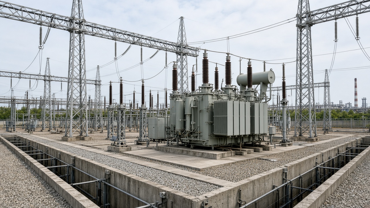 High-voltage site distribution