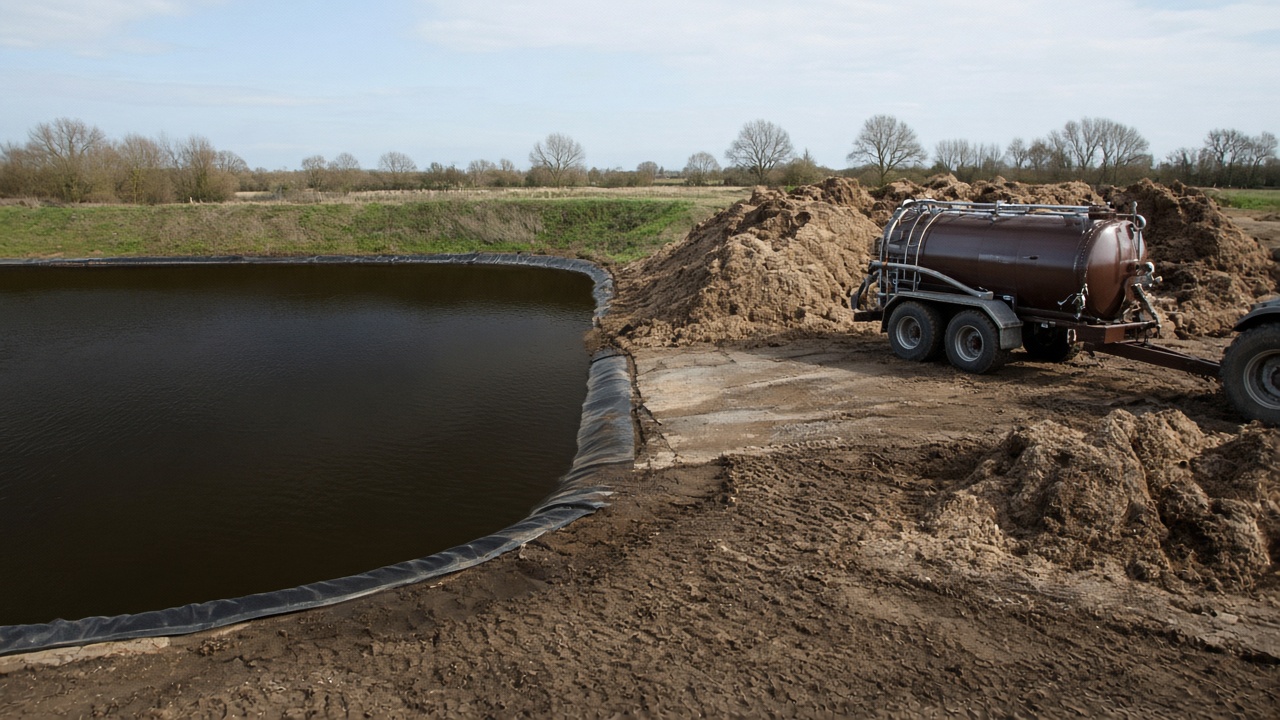 Digestate storage