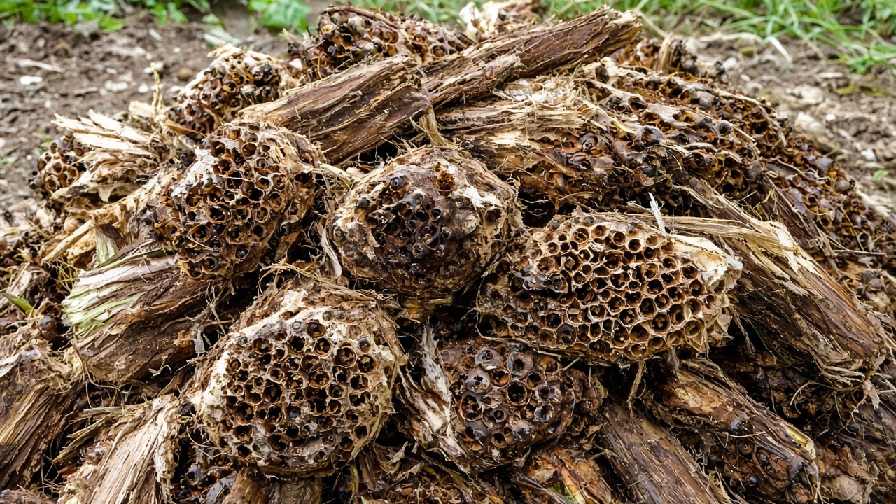 Oil palm empty fruit bunch