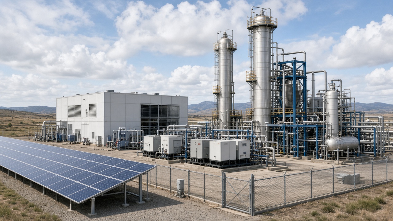 Green ammonia synthesis plant