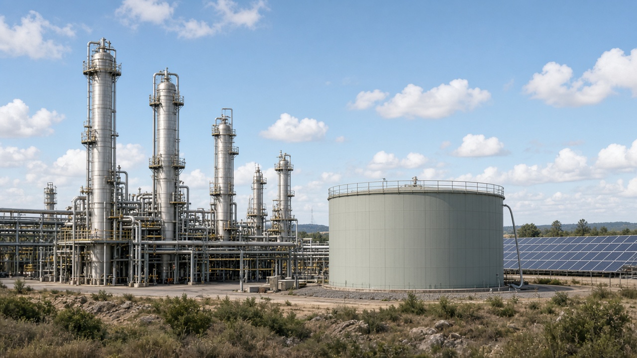 Green methanol distillation columns