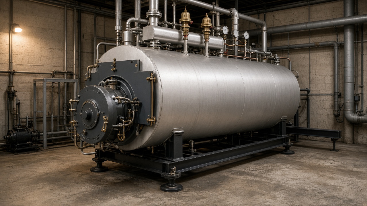 Industrial steam boiler